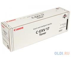 Тонер-картридж оригинальный Canon C-EXV17 GPR-21 Blak (черный)